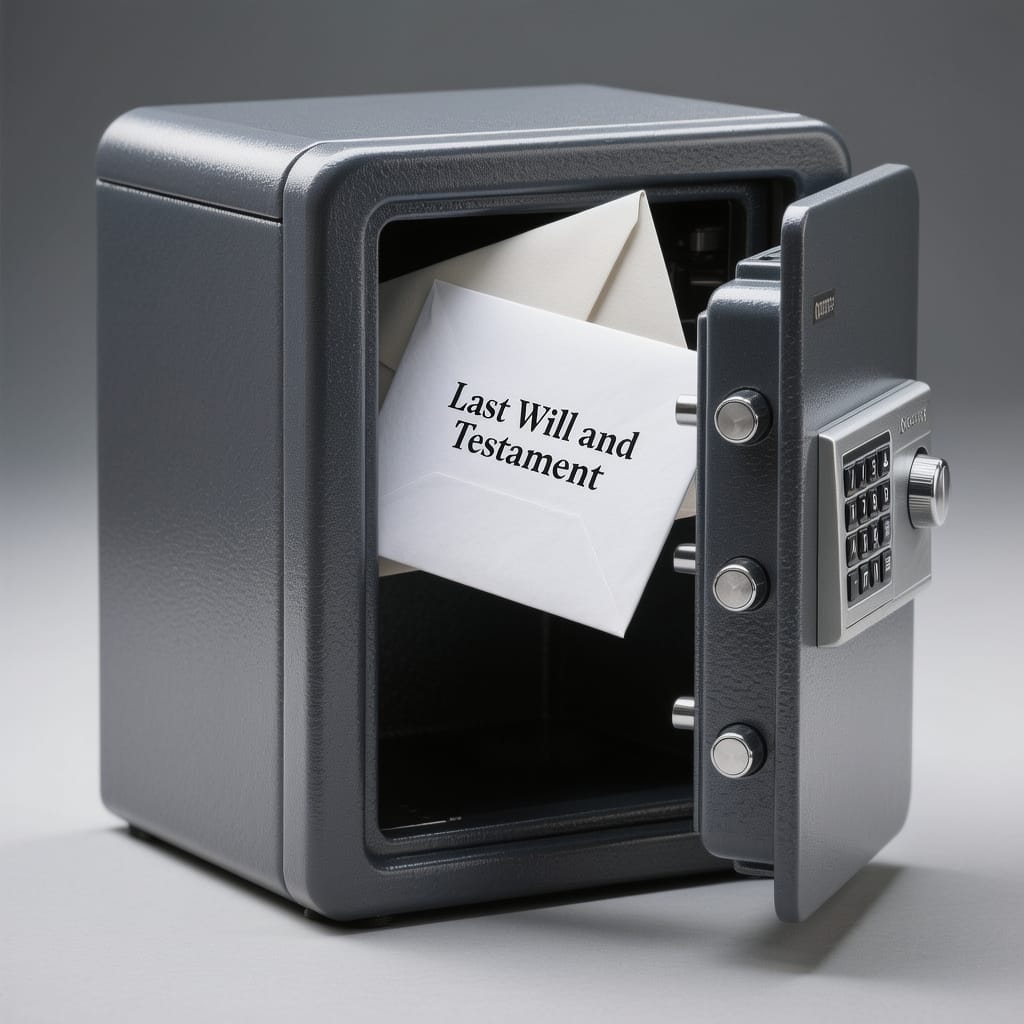 Secure Will Storage Secure storage of a South African will in a fire resistant safe